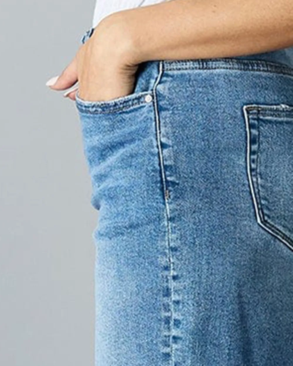 High Rise Wide Leg Short