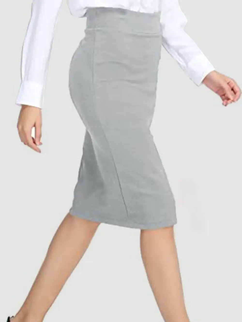 Structured Lightweight Wrap Skirt