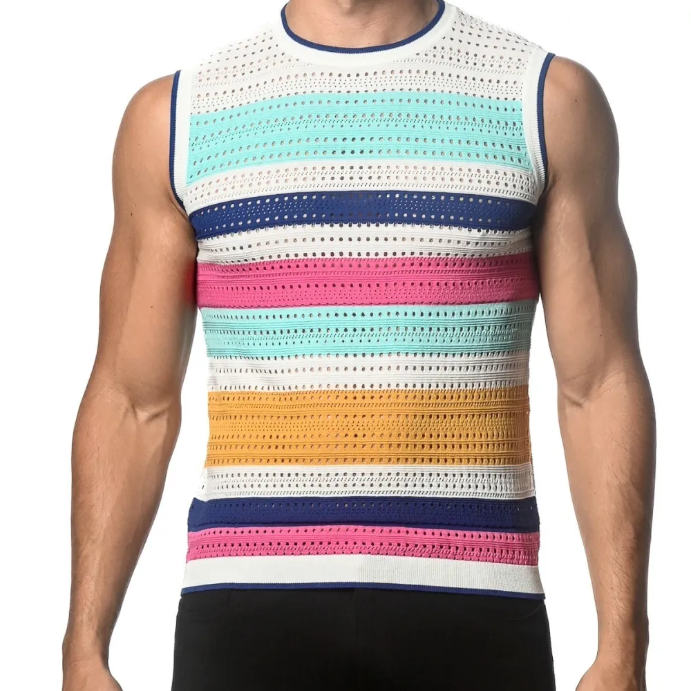 Dye Open Knit Vest