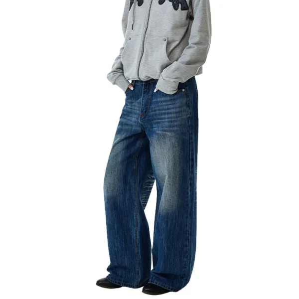 Easy Wear Wide Leg Denim Jeans