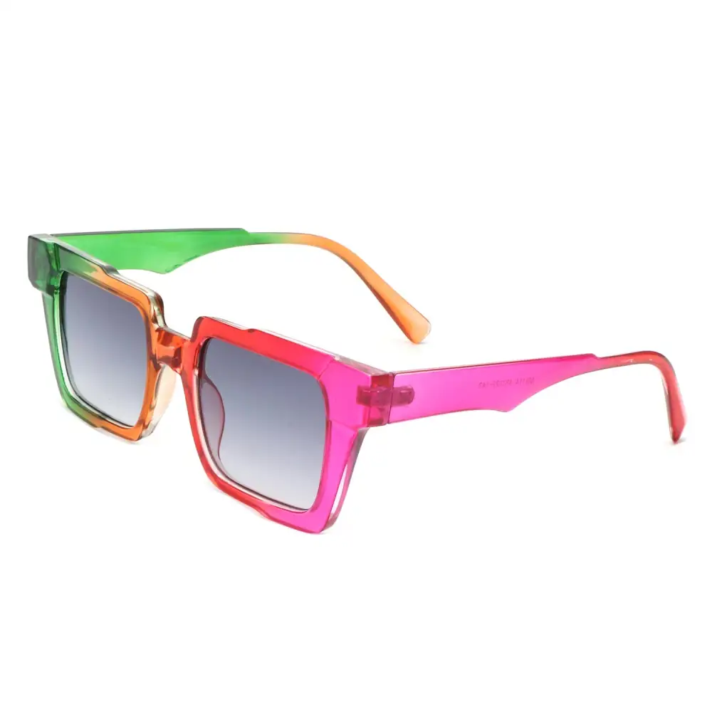 Square Flat Top Frame Sunglasses