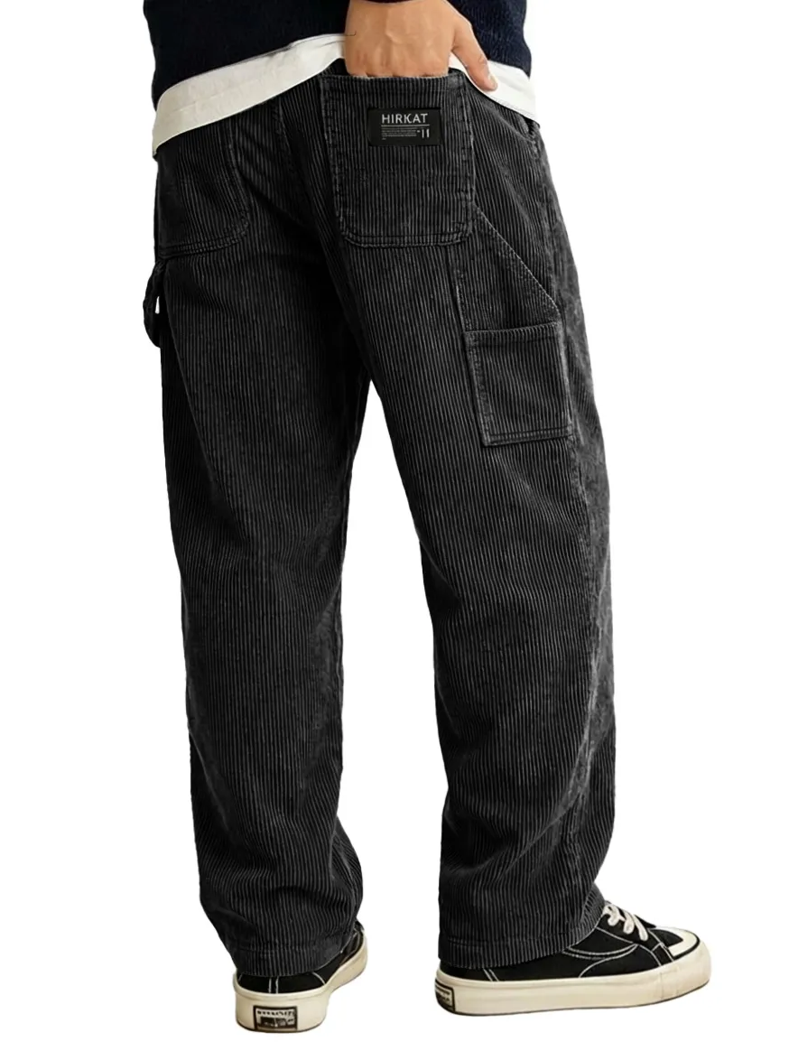 Structured Utility Pocket Relaxed Pants