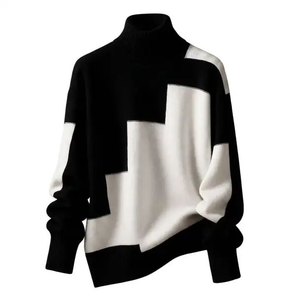 Knit Turtleneck Sweater