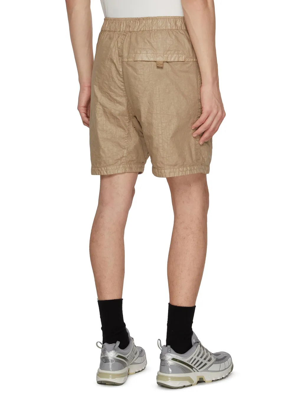 Casual Simple Loose Breathable Beige Shorts