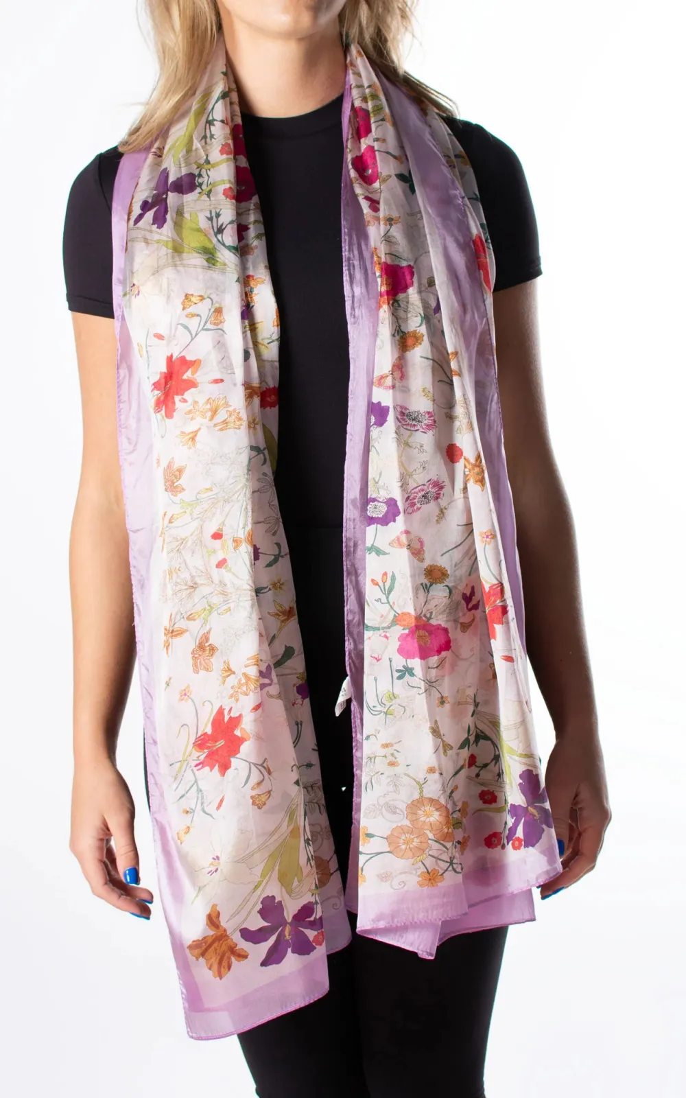 Fashionable And Gentle Purple Women's Scarf
