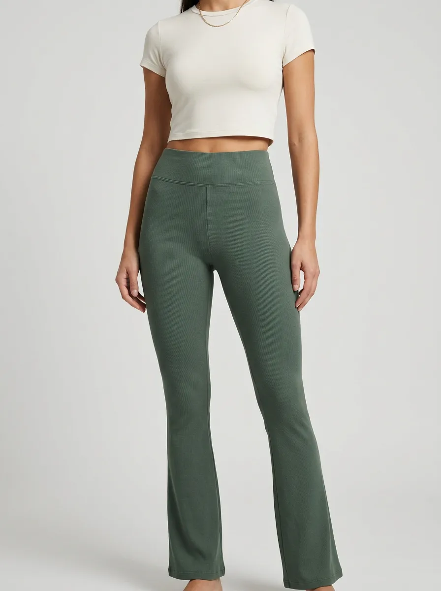 Versatile Mid-Rise Stretch Women's Stretch Mid-Rise Pants