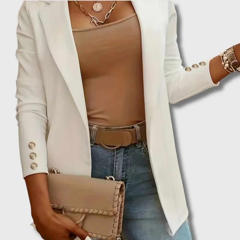 Knit Belted Blazer