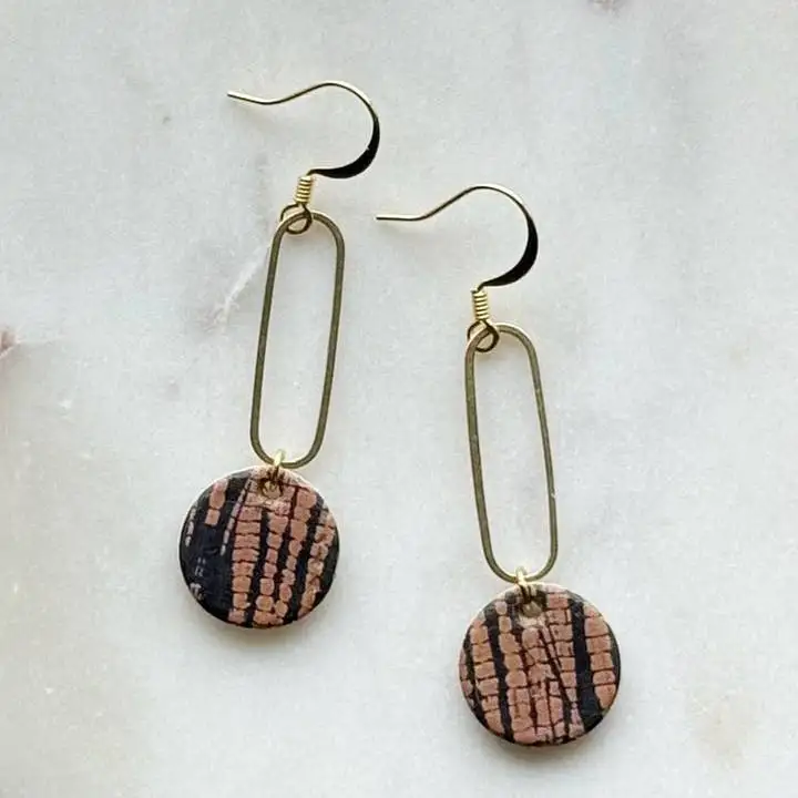 Alder Drop Earrings - Twine