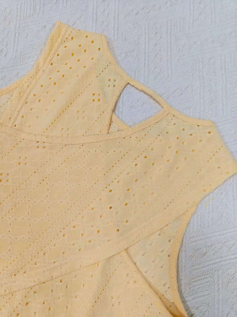 Criss-Cross Knit Tank Top