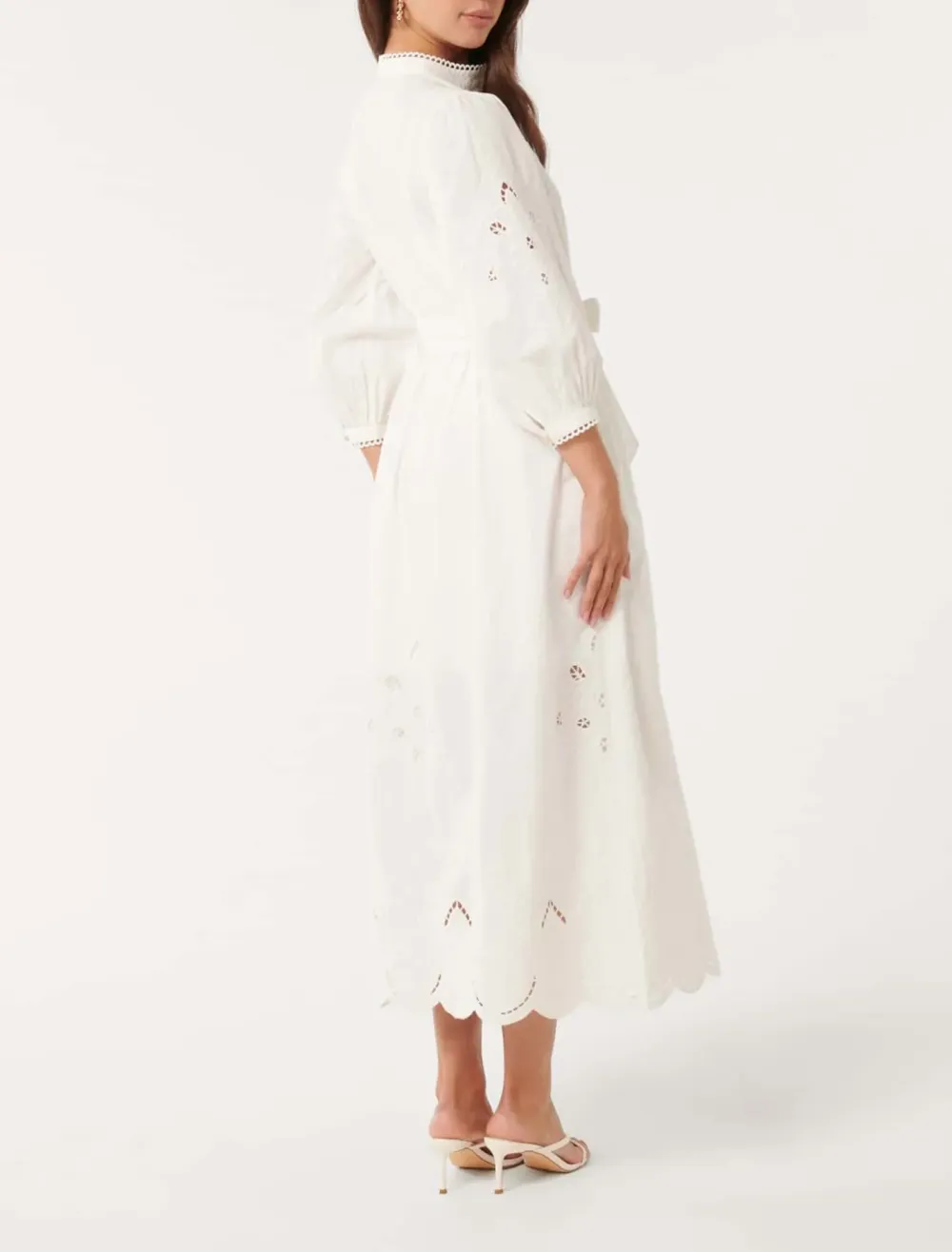 Crew Neck Midi Dress