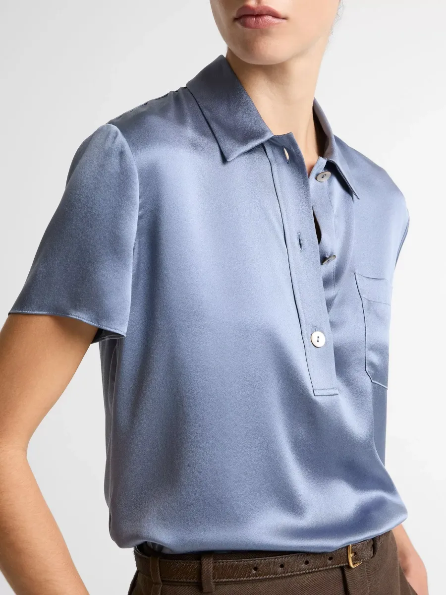 Elegant Short Sleeve Blouse