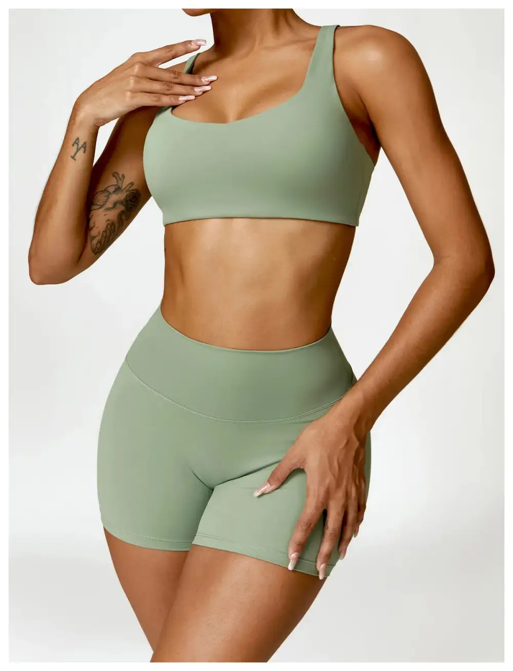 Yoga Workout Tracksuit Running Fitness Leggings Gym Set Sports Suit