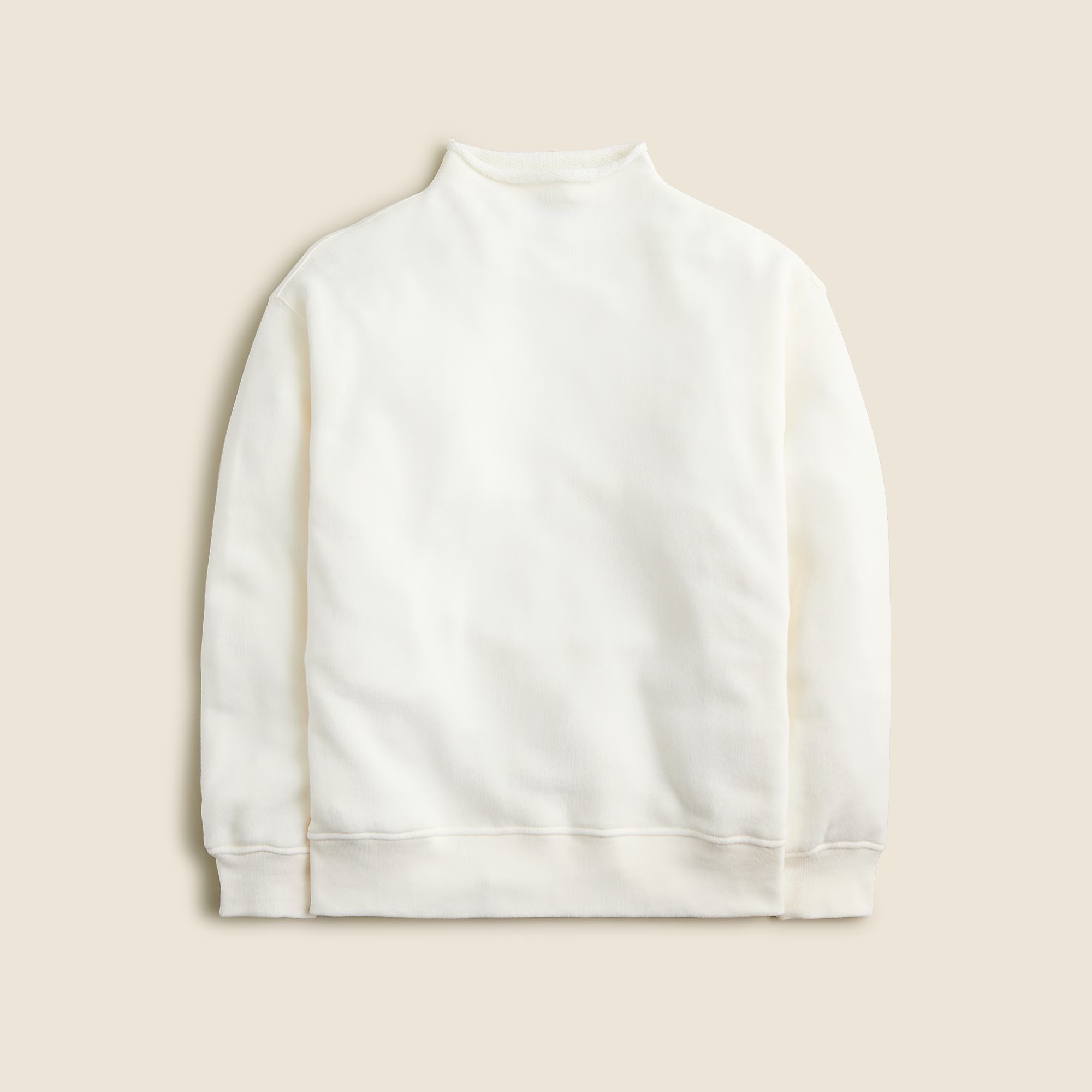 Cotton Terry Rollneck Sweatshirts