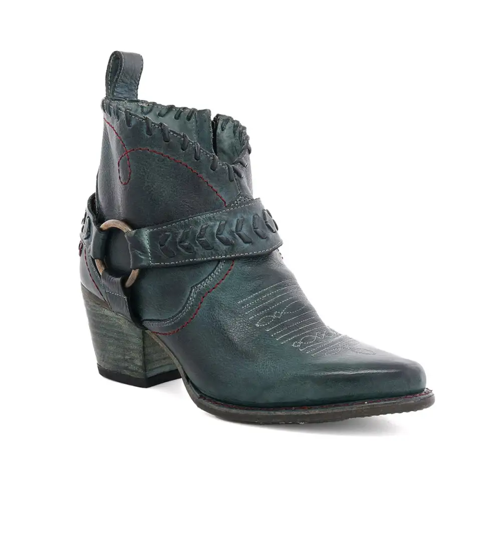 Harness Woven Western Boots