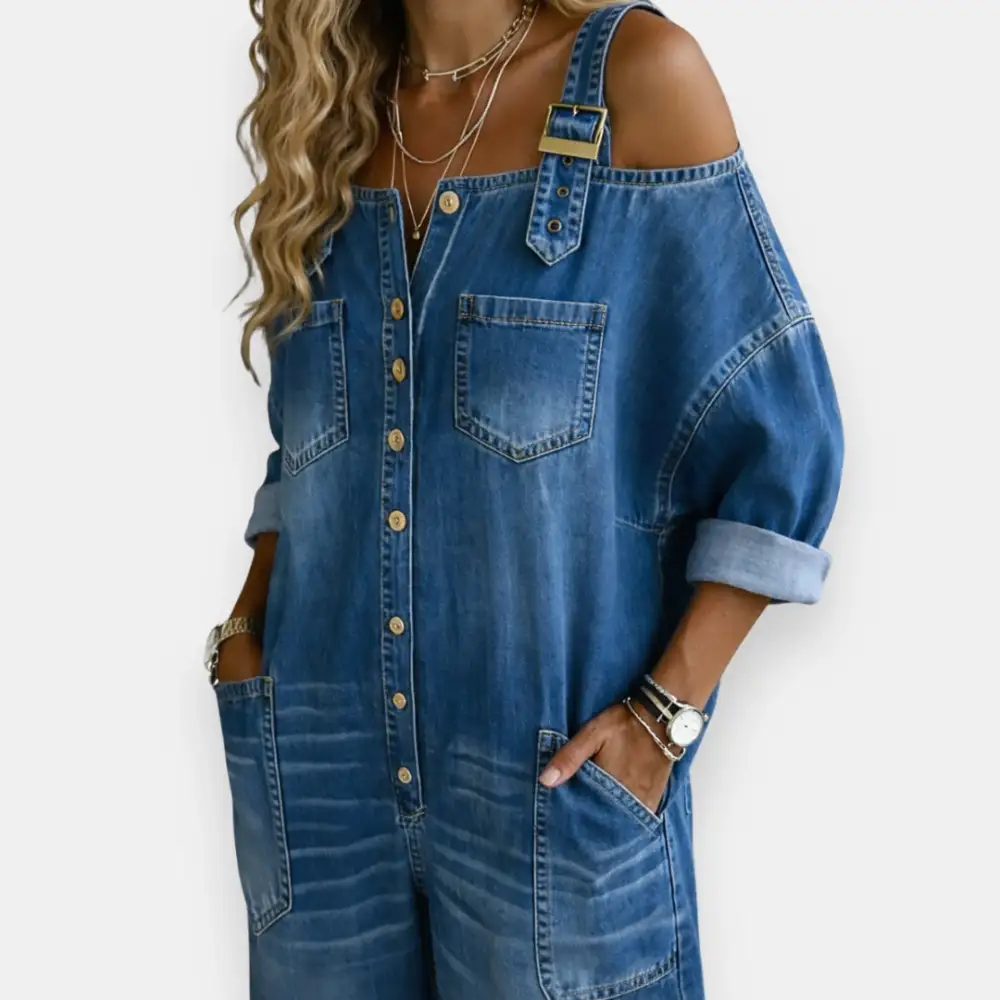 Flowing Easy Fit One Piece Jumpsuit