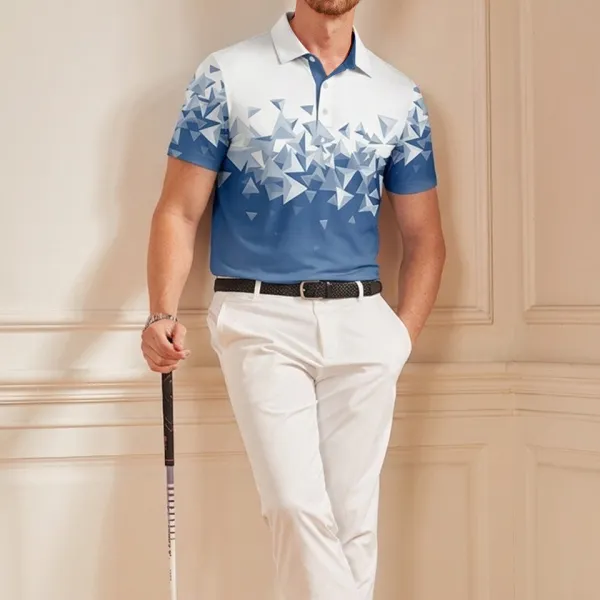 Everyday Sport Short Sleeve Button Up Polo Shirt