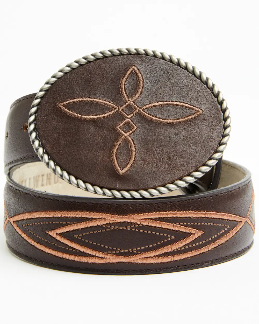 Leather Boot Stitch Waist Belt