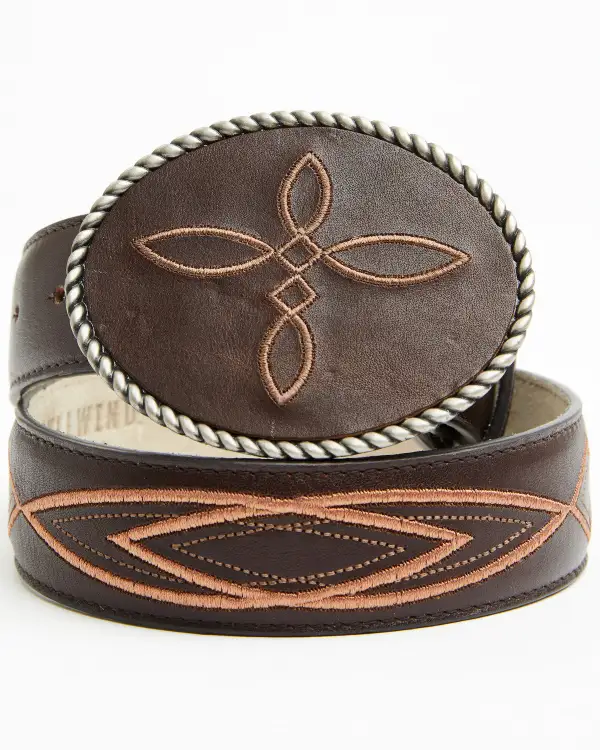 Leather Boot Stitch Waist Belt