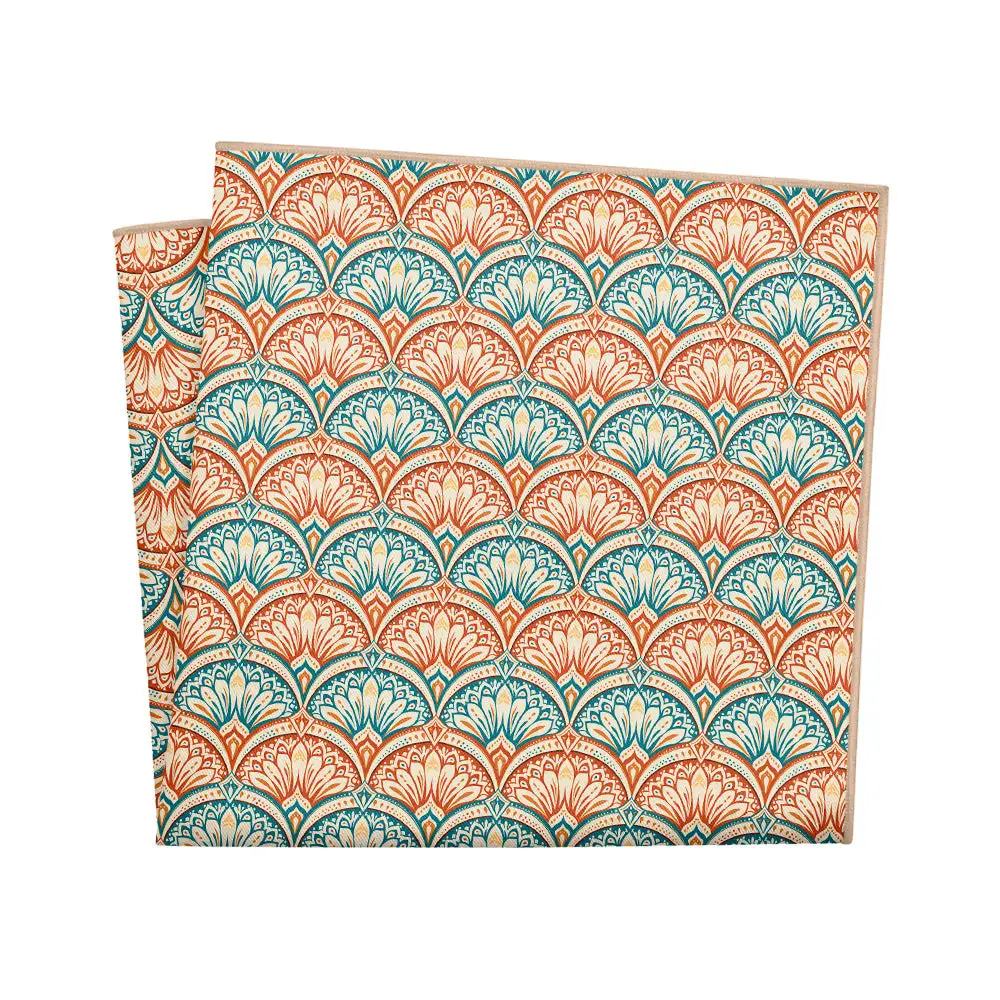 Classic Coordinated Art Deco Pocket Square