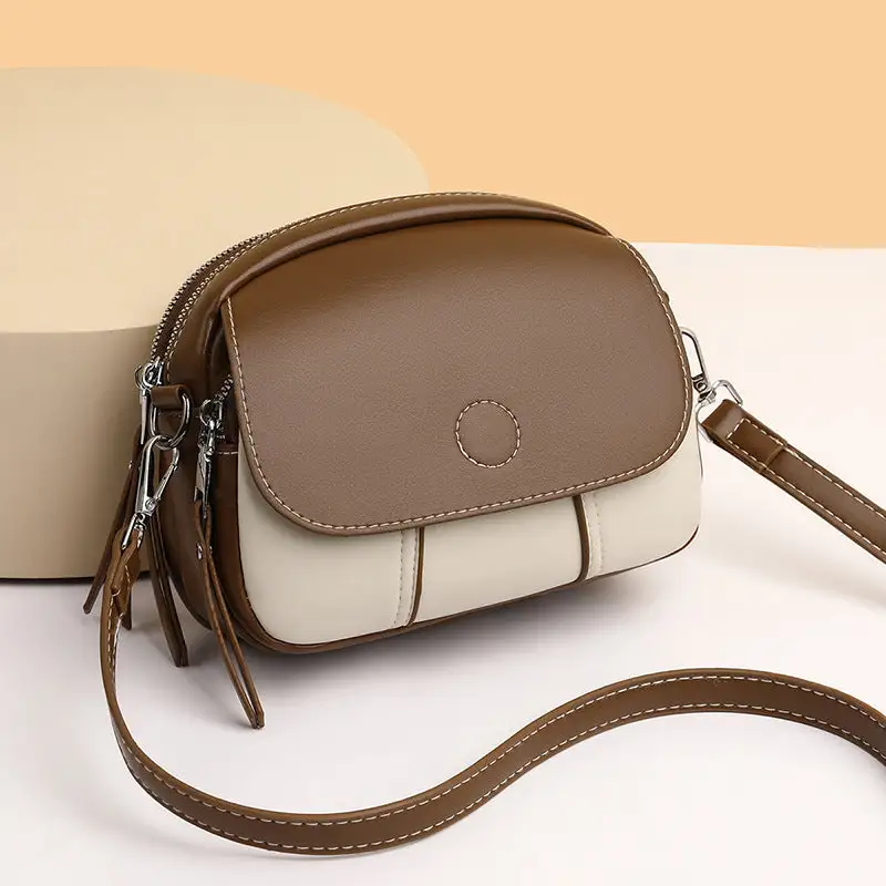 Compact Round Crossbody Bag
