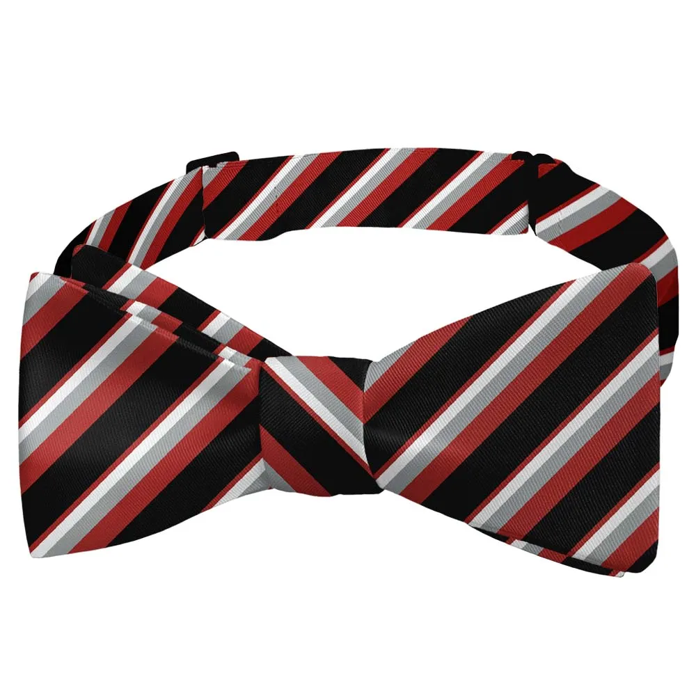 Clarke Stripe Motif Bow Tie