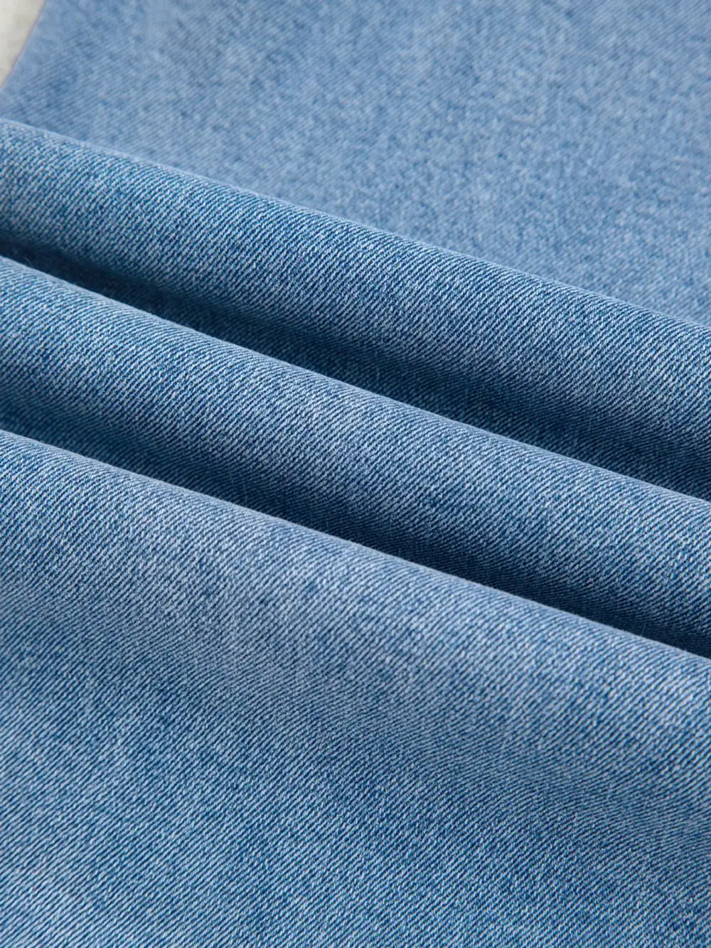 High Waisted Wide Leg Belted Denim Jeans