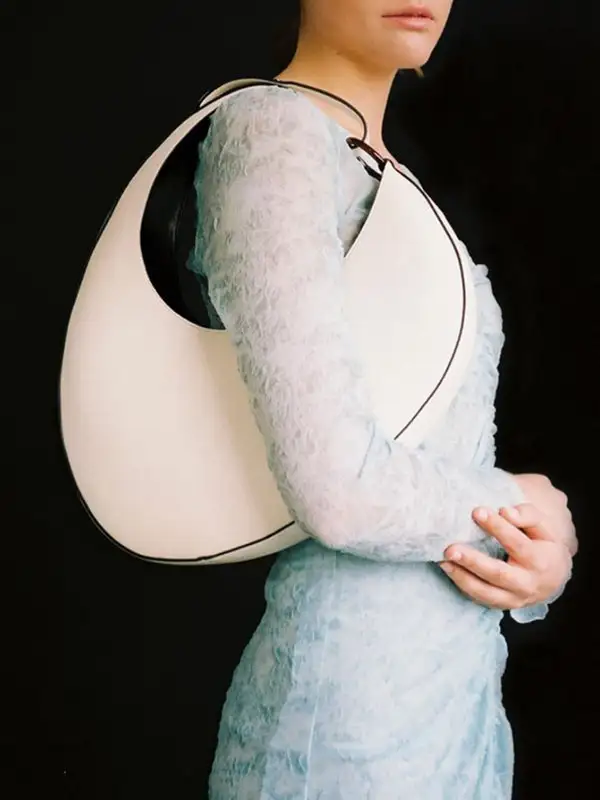 Buckle Geometric Shoulder Bag