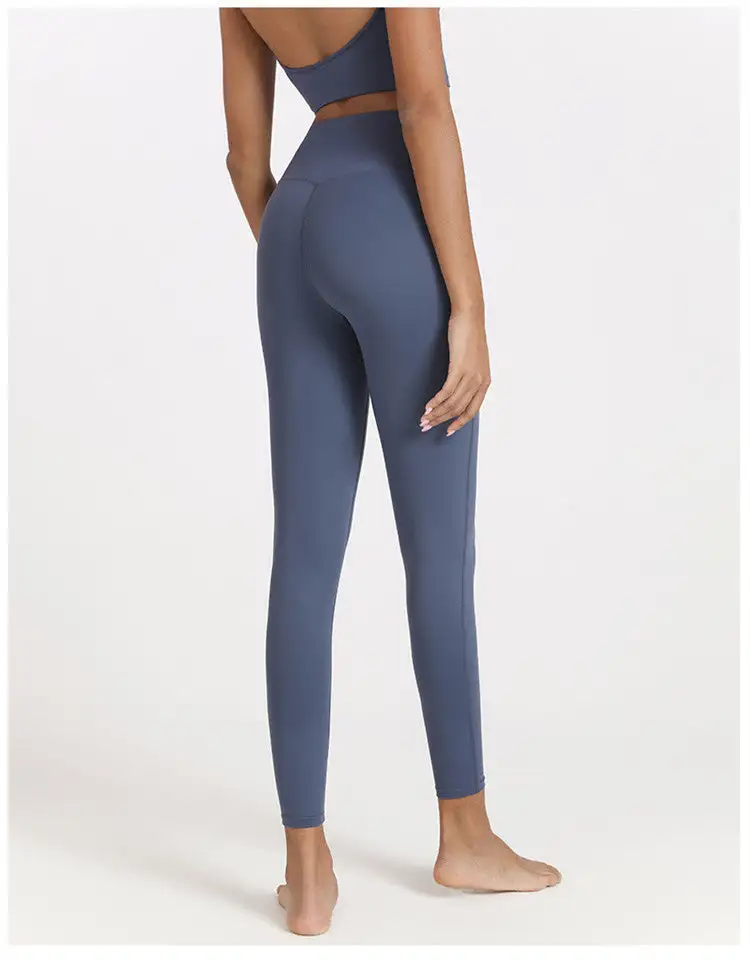 High Waist Pocket Yoga Pants Elastic Soft Quick Dry Leggings
