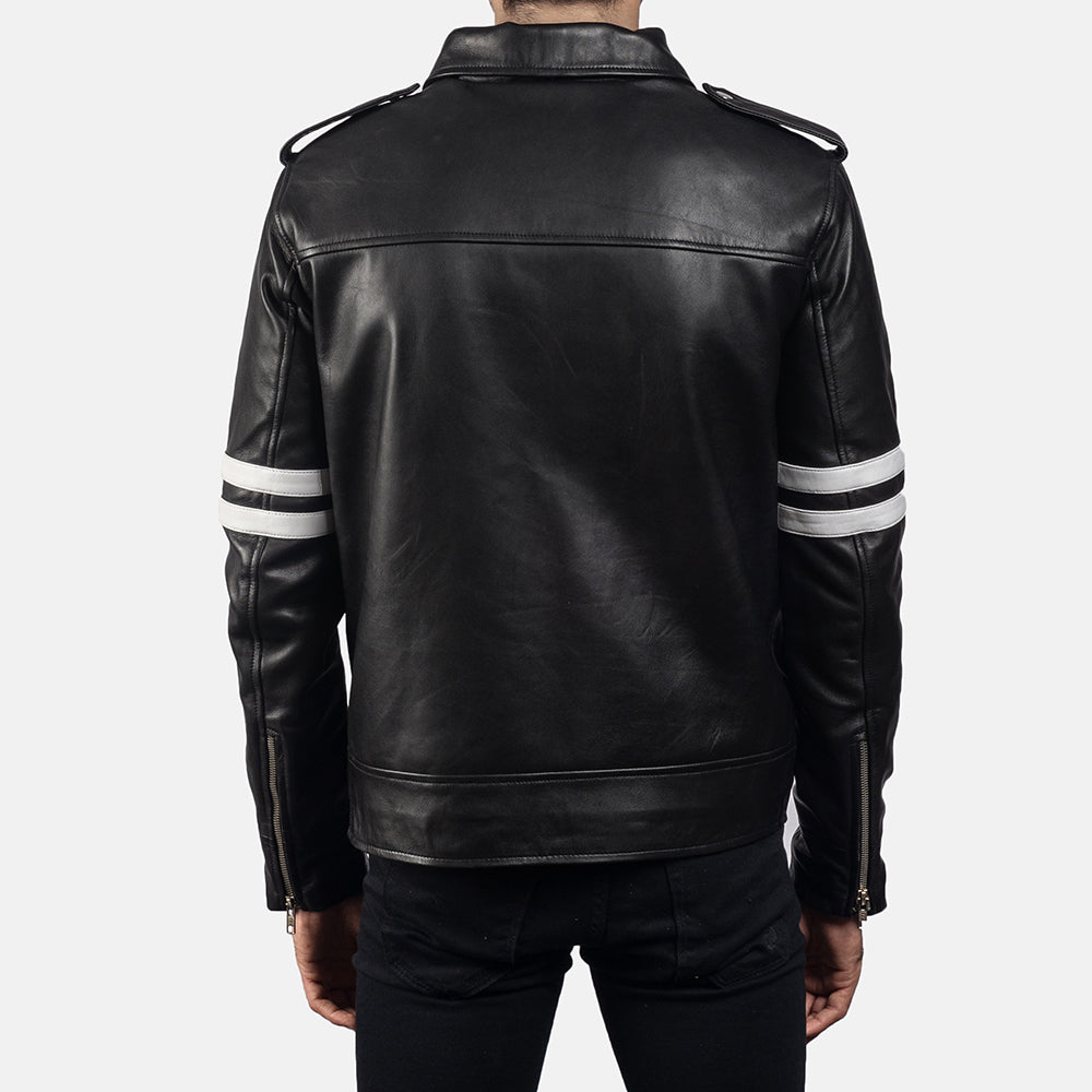 Men's Classic Structured Leather Jacket