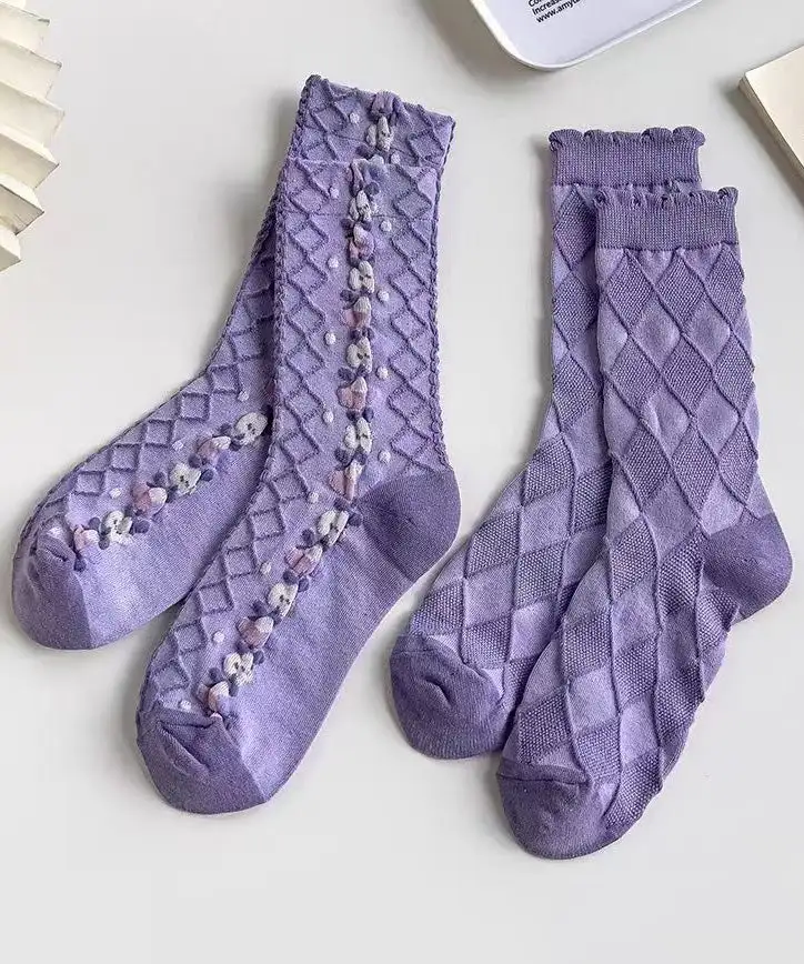 Jacquard Cozy Breathable Socks