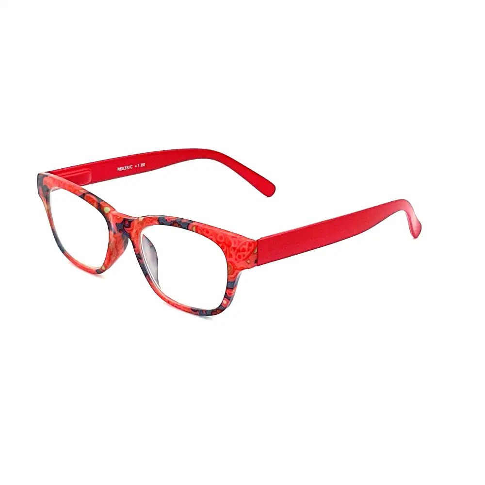 Full-Lens Case-Included Reading Glasses
