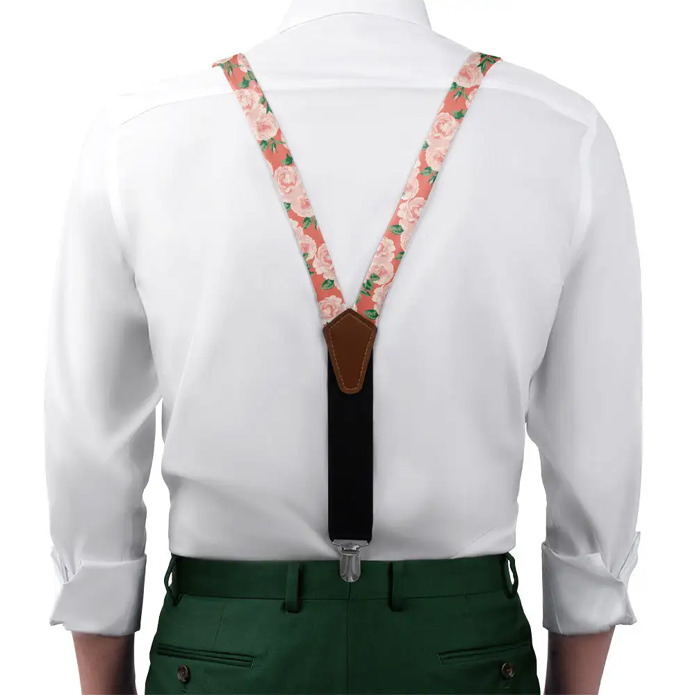Paeonia Theme Suspenders