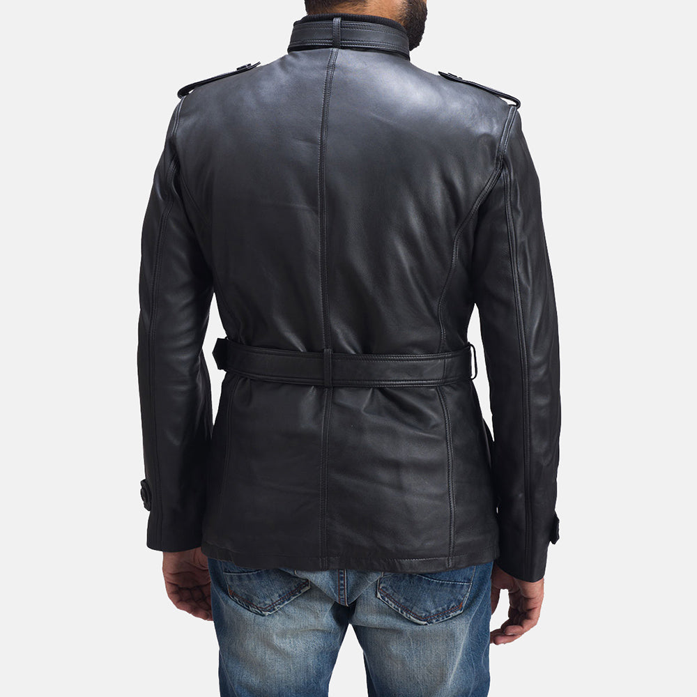 Men's Classic Rugged Leather Jacket