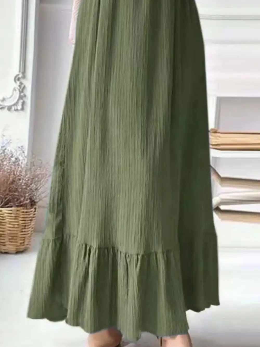Textured Maxi Dress