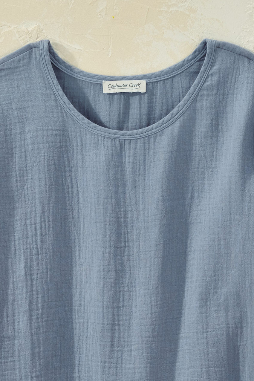 Summer Breeze Gauze Dolman Top