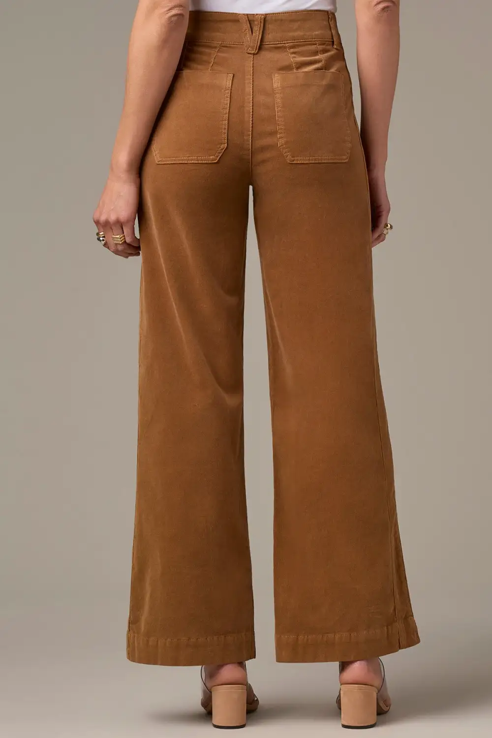 High Rise  Wide Leg Pants