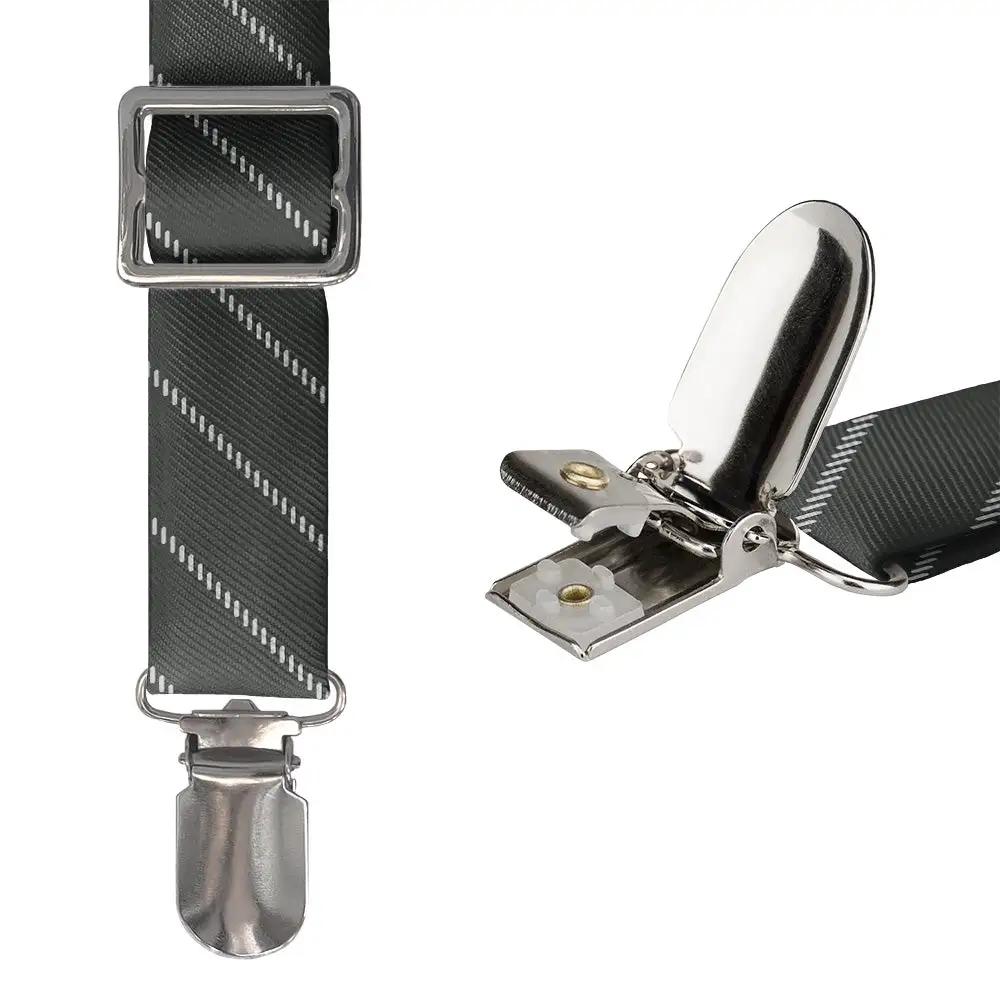 Pin Stripe Pattern Suspenders