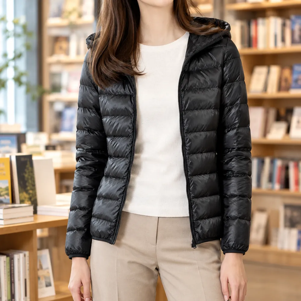 Hooded Quilted Puffer Jacket