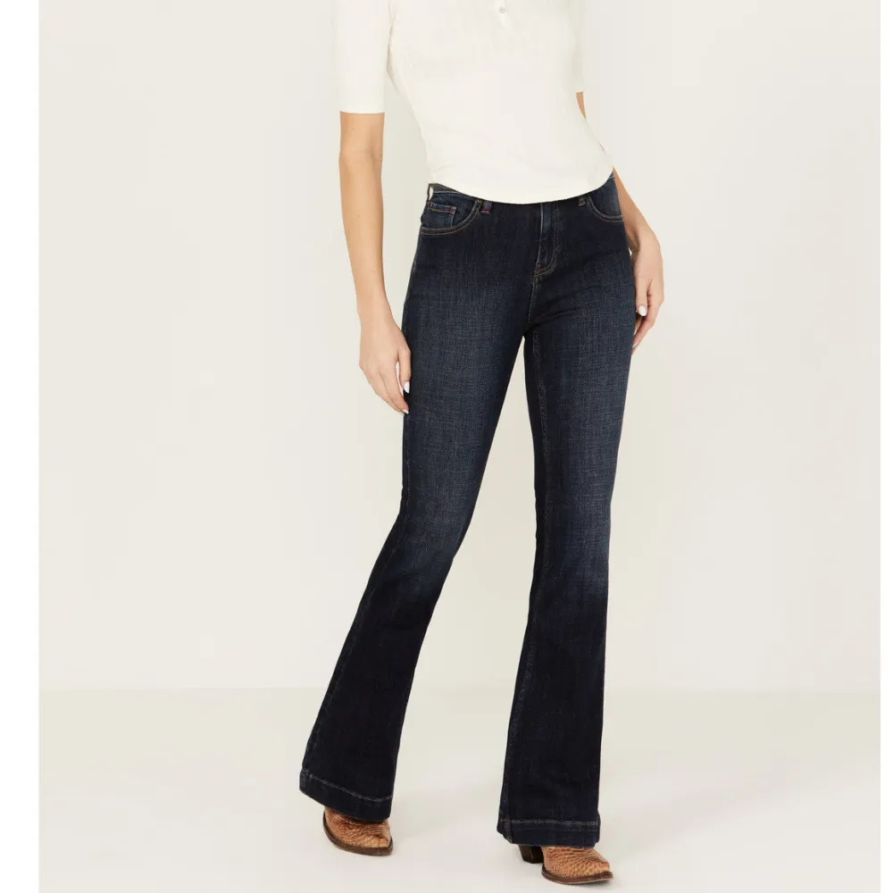 Flare Embroidered Jeans