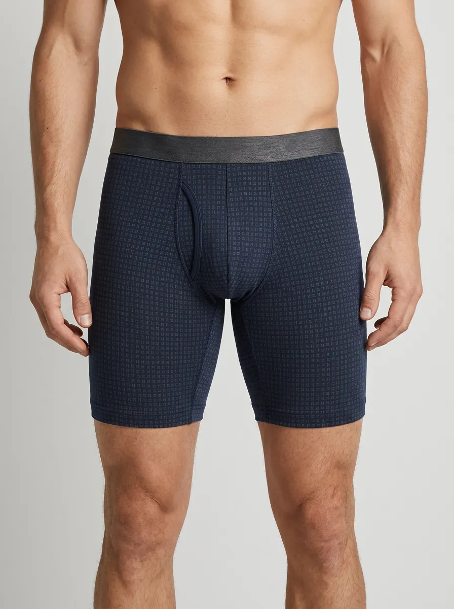 Everyday Geometric Minimalist Silhouette Men's Boxer Briefs