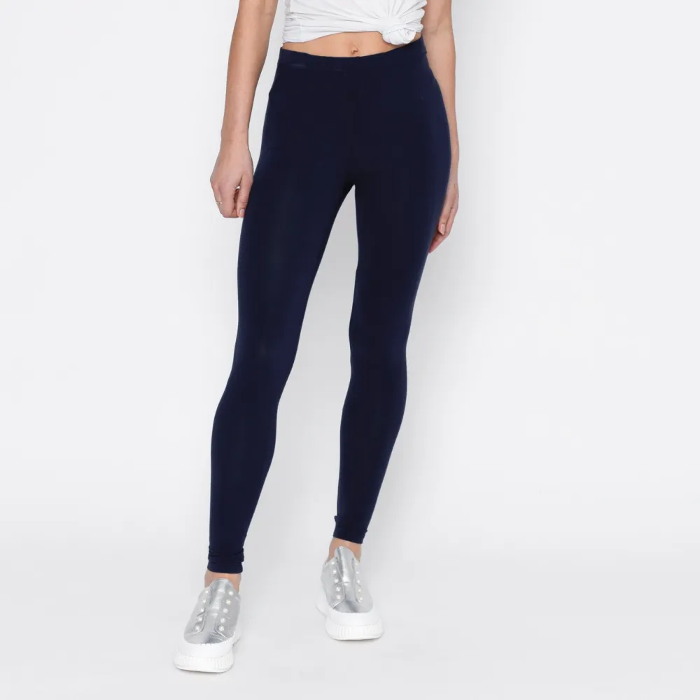 Women's Comfort-Fit Full-Length Elastic-Waist Leggings