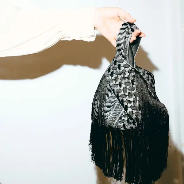 Slip Bag With Fringes