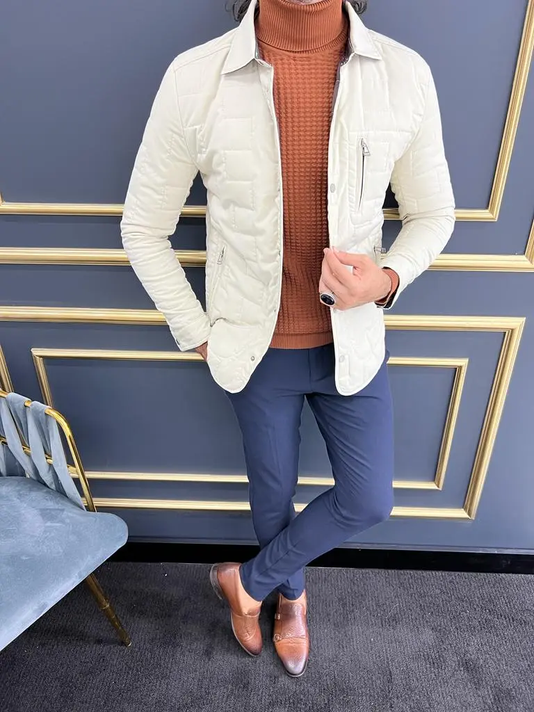 Minimal Slim Fit Refined Tailored Coat