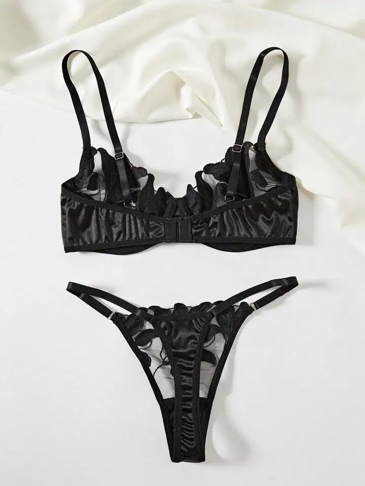 Floral Lace Lingerie Set