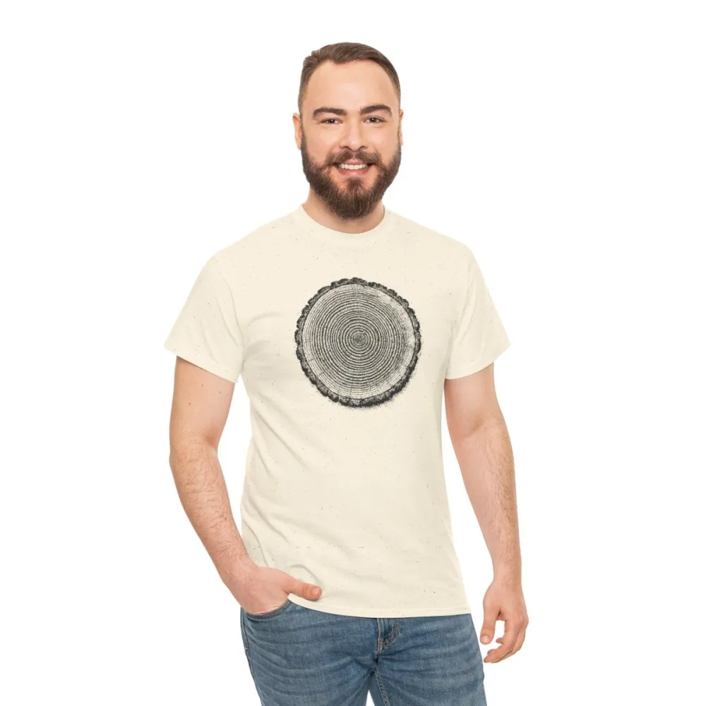 Grunge Tree Ring Unisex T-Shirt