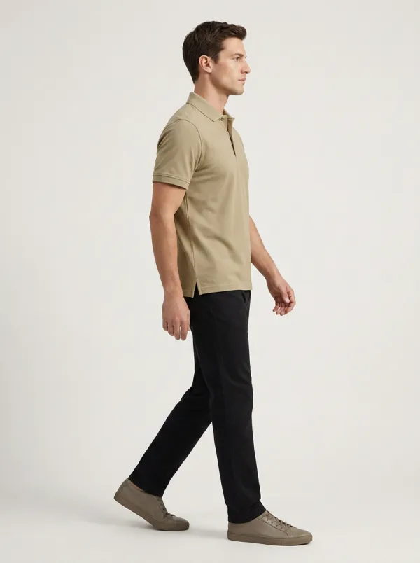 Refined Comfort-Look Men's Polo Shirt