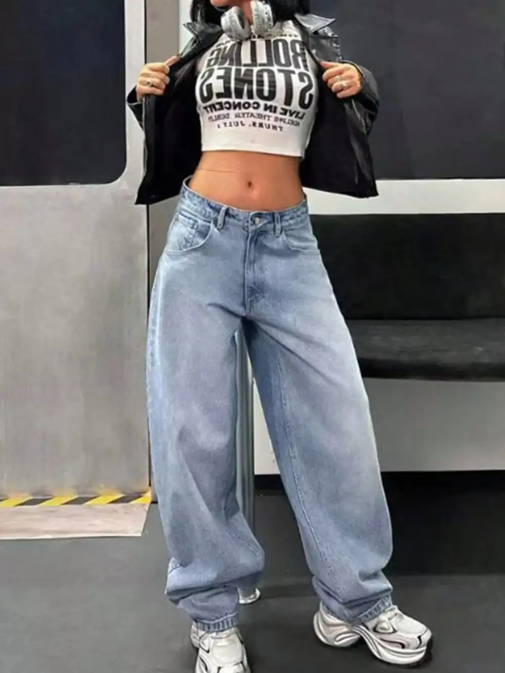Soft Touch Wide Leg Denim Jeans