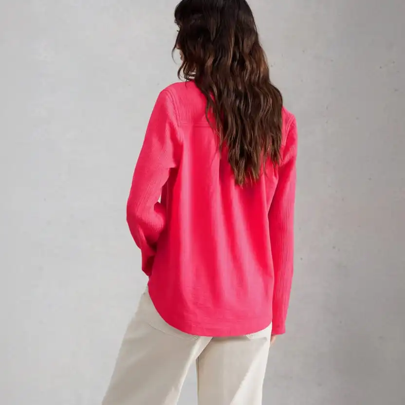 Organic-Cotton Cotton Double-Cloth Women's Shirt