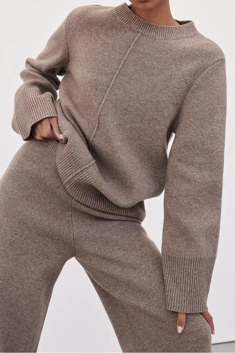 CHOC MARLE KNIT PANT
