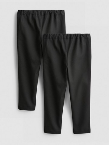 3-7yrs | 2pk Pull On School Trousers detail 1